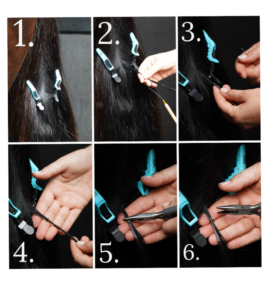 Luxe Lengths Equine Tail Extension Kit in Natural Black